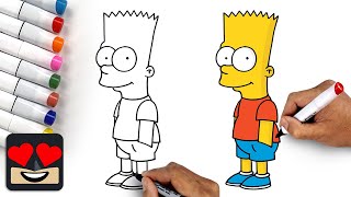 How To Draw Bart Simpson for Beginners