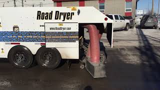 Demo Road Dryer - minus 15 degrees Celsius