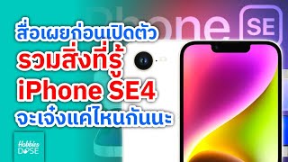 สื่อเผยก่อนเปิดตัว รวมสิ่งที่รู้ iPhone SE4 จะเจ๋งแค่ไหนกันนะ #hobbiesdose