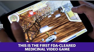 This is the first FDA-cleared medicinal video game to treat children with ADHD