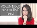 HOW TO: Voluminous Straight Hair | Big Hair Tutorial | JASMINA PURI