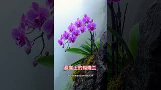 悬崖上的蝴蝶兰 #中国#趣事 #兰花 #china #anecdotas #flowers