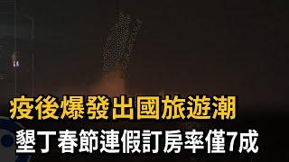 疫後爆發出國旅遊潮　墾丁春節連假訂房率僅7成－民視新聞