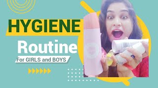 HYGIENE routine for boys and girls in easy steps, intimate hygiene,self care and oral hygiene #self