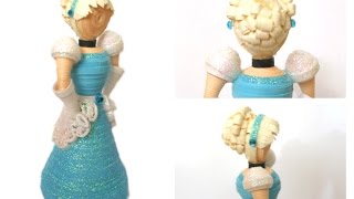 paper quilling belle doll