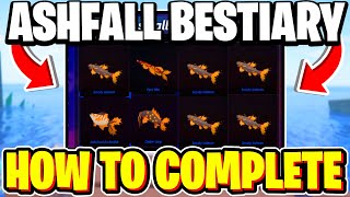 How To COMPLETE ASHFALL BESTIARY In Fisch! Roblox