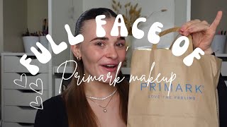 Full face using primark makeup 🤍