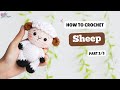 #546 | Amigurumi Sheep (3/3) | Crochet Animals Amigurumi | Free Pattern | @AmiguWorldOfficial