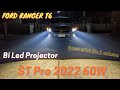 Ford Ranger T6 :ติดตั้ง Bi Led Projector ST Pro + ไฟตัดหมอก Bi LED GT 4,800K🏆