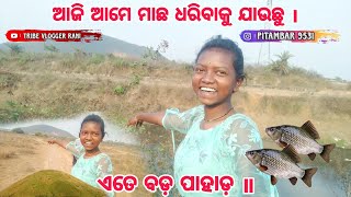 ଆଜି ଆମେ ମାଛ ଧରିବାକୁ ଯାଉଛୁ ।ଏତେ ବଡ଼ ପାହାଡ଼ ॥