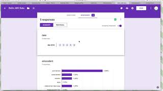Using Google Forms to Analyze ABC Data