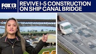 I-5 northbound closed through Seattle for weekend Revive I-5 work
