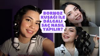 ISISIZ DALGALI SAÇ NASIL YAPILIR?  #bornozipiylesaç #ısısızdalgalısaç #dalgalısaç #tricks #trending