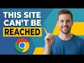 How To Fix This Site Can't Be Reached Problem In Chrome (Easy Guide)