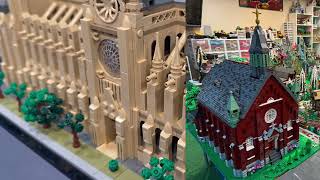 LEGO Notre Dame Cathedral review and.m closer look.  Great build technique ideas for future projects