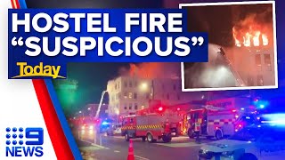 New Zealand hostel fire being treated as suspicious, police confirm | 9 News Australia