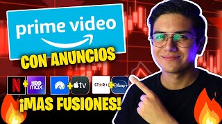 PRIME VIDEO con ANUNCIOS ¡Sube PRECIOS!🔥| 2024 será el año de la FUSIONES 🚨