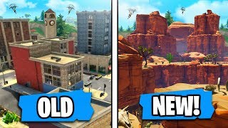 new dry desert map coming soon after meteor destroys tilted towers says - nouvelle map fortnite saison 4