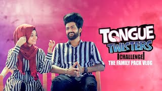 Oh No!!!!!tongue twisters / ayshaabi aabi saleem new vlog/ new challenge couples vlog