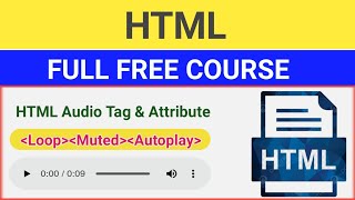 html audio tag in hindi|Audio tag in HTML5 tutorial in hindi-urdu|Complete use in hindi HTML5