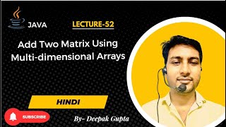 Core Java part52.How to Add Two Matrices Using Multi-Dimensional Arrays in Java #java #javaarrays