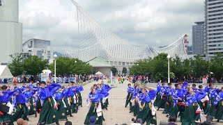 [4K] 同志社大学よさこいサークルよさ朗 ①　Sailing KOBE 2022 (サブ後方)