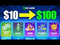 $10 TO $100 CHALLENGE (BC GAME ORIGINALS)