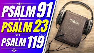 Psalm 91, Psalm 23, Psalm 119 Powerful Psalms for sleep (Audio Bible verses for sleep)