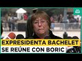 Expresidenta Bachelet se reúne con Boric a días de la conmemoración de 50 años del Golpe de Estado