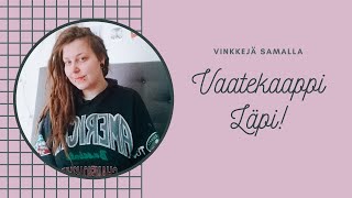 Vaatekaapin läpikäyminen \u0026 vinkkejä!