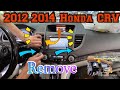 2012-2014 Honda CRV How to remove radio Install mirror cast radio Metra kit 95-7802