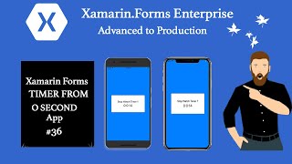Xamarin forms TIMER from 0 Second #Tutorial 36