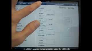 Bracket Maker for the iPad used for tournaments, Version 6.2