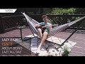 Lazy Daze Hammocks Outdoor Double Hammock Set w/ Steel Stand