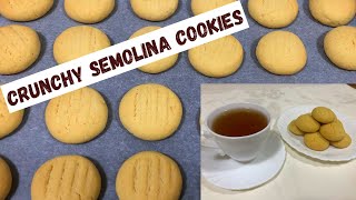 CRUNCHY SEMOLINA COOKIES