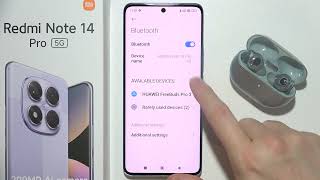 Redmi Note 14 Pro: How to Connect Bluetooth Headphones/Earbuds