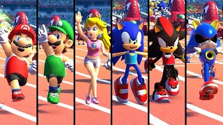 Mario & Sonic at the 2020 Tokyo Olympics - 110m Hurdles (All Characters)