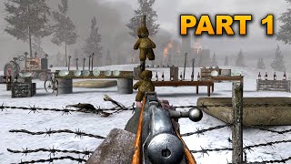 Call Of Duty 2 | Gameplay Walkthrough on Veteran part 1 | Red Army Training