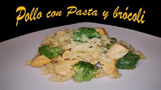 POLLO CON PASTA Y BROCOLI