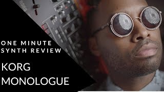 ONE MINUTE SYNTH REVIEW!!! Ep. 16 Korg Monologue (Halloween Special)