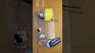 New power generator device • Dc motor project