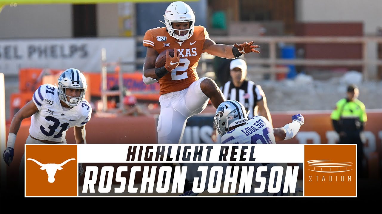 Texas RB Roschon Johnson Highlight Reel - 2019 Season | Stadium - YouTube