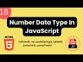Learn JavaScript Number Data Type, toFixed(),toLocaleString(),isNaN()       parseInt(), parseFloat()