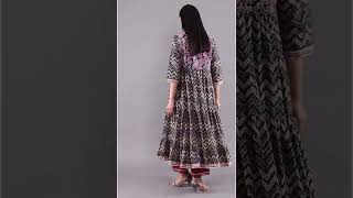 【𝐁𝐈𝐁𝐀 𝐅𝐥𝐚𝐫𝐞𝐝 𝐀𝐧𝐚𝐫𝐤𝐚𝐥𝐢】- Cotton Anarkali Kurta〔 𝐁𝐈𝐁𝐀 𝐒𝐀𝐋𝐄 𝟗𝟎% 𝐎𝐅𝐅 〕