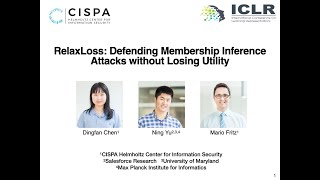 [ICLR 2022 spotlight] RelaxLoss: Defending Membership Inference Attacks without Losing Utility