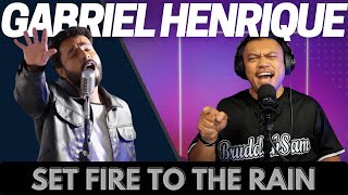 SET FIRE TO THE RAIN with GABRIEL HENRIQUE | Bruddah🤙🏼Sam's REACTION VIDEOS