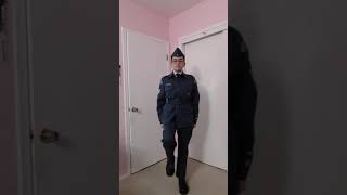 Air Cadet - Salute at Attention