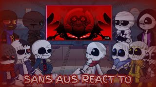 Sans aus react to Triple Trouble || Auditor vs Lord X