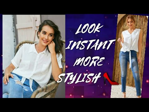 12. Easy Styling Tips To Look Instantly More Stylish 👆🌴👗👠🌦👒💄💅 - YouTube