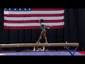 Simone Biles Debuts New Double Double Beam Dismount  Champions Series Presented By Xfinity